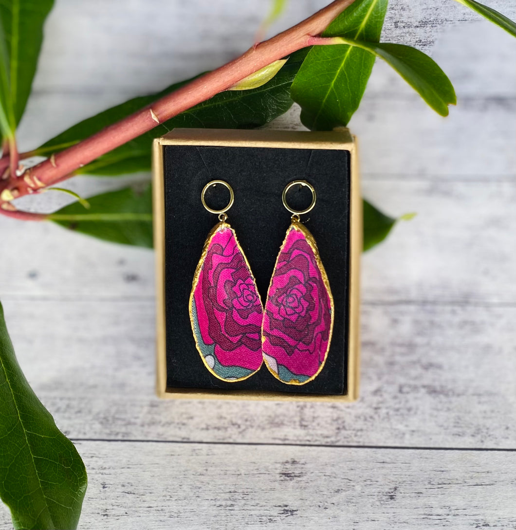 Mussel Shell Earrings rose