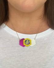 Load image into Gallery viewer, Necklace - geometric/hexagonal
