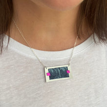 Load image into Gallery viewer, Necklace - rectangle woodland
