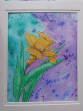 Load image into Gallery viewer, Art Print Mounted &amp; Framed -Daffodil
