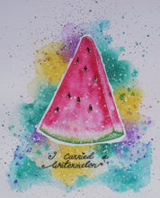 Load image into Gallery viewer, Art Print (mounted) - Watermelon
