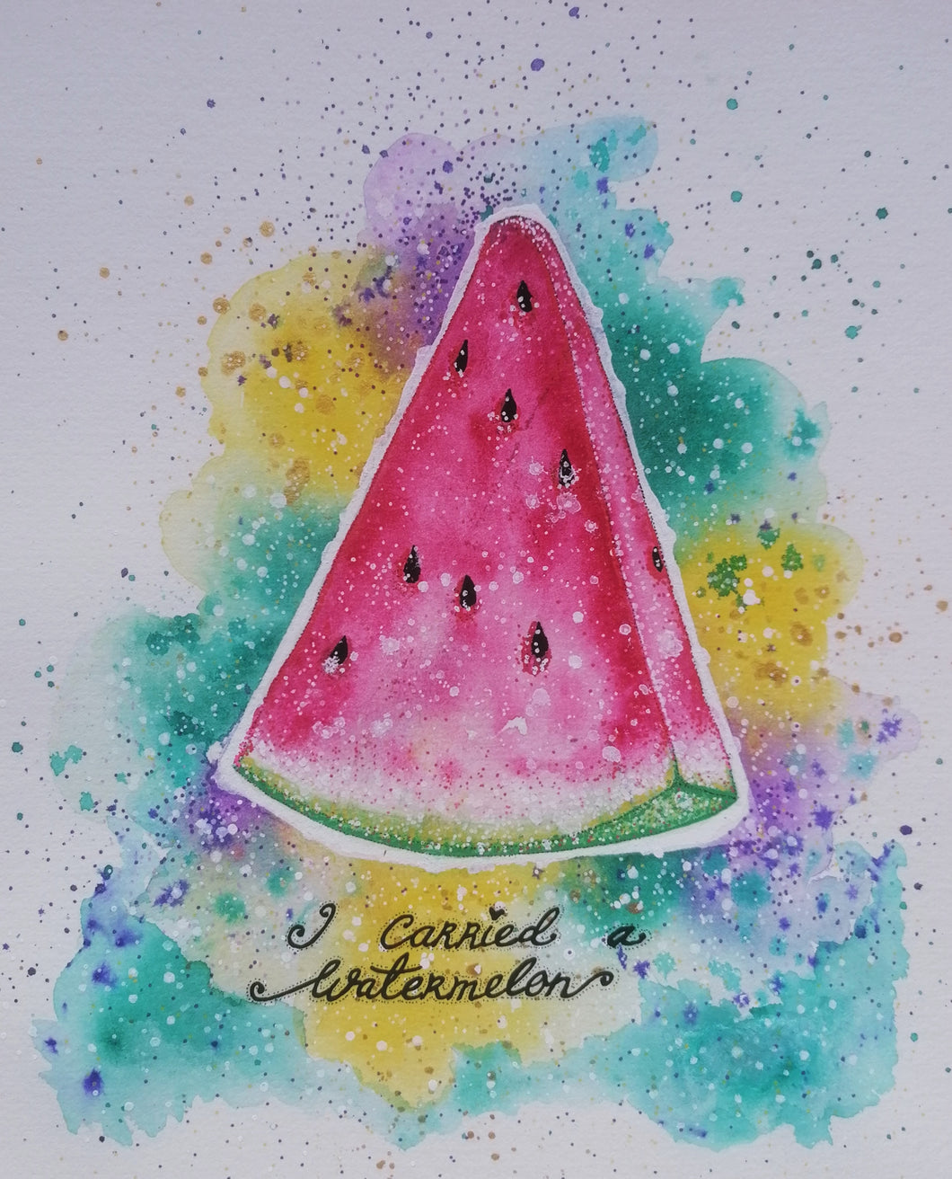 Art Print (mounted) - Watermelon